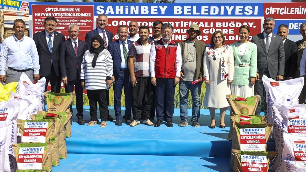 Tarım ve Orman Bakanı Yumaklı Gaziantep'te Tohum ve Gübre Dağıtım Töreninde Açıklamalarda Bulundu