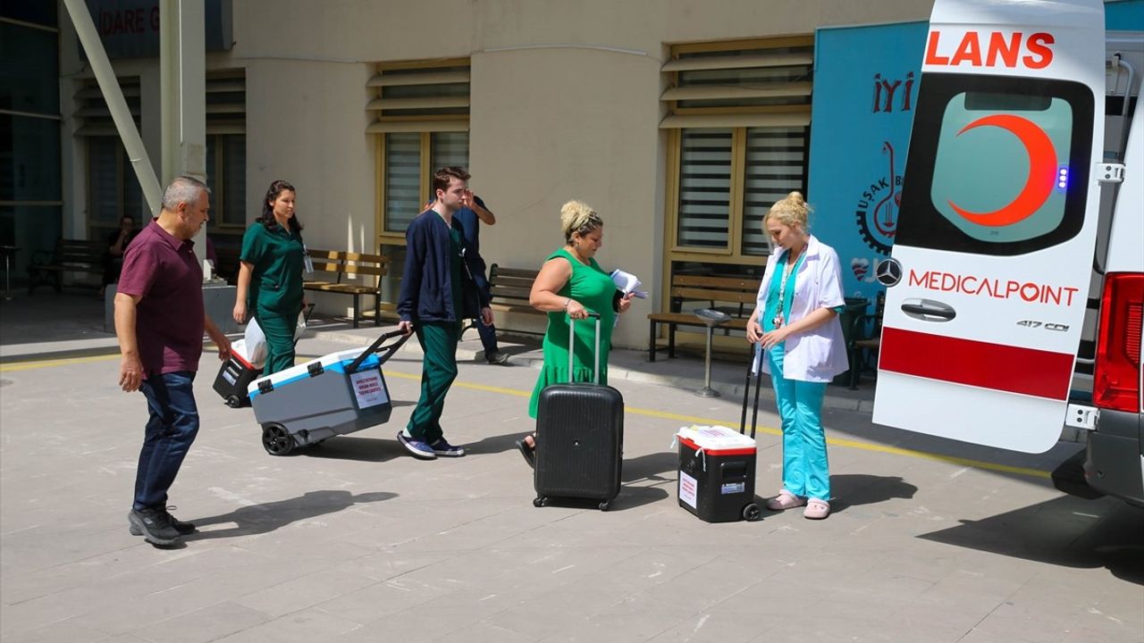 Uşak'ta Beyin Ölümü Gerçekleşen Hastanın Organları İki Kişiye Umut Oldu