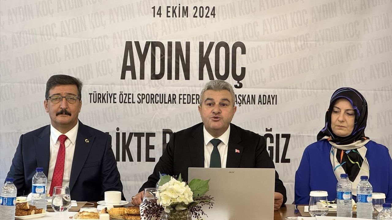 Aydın Koç, Özel Sporcular Federasyonu Başkanlığına Adaylığını Duyurdu