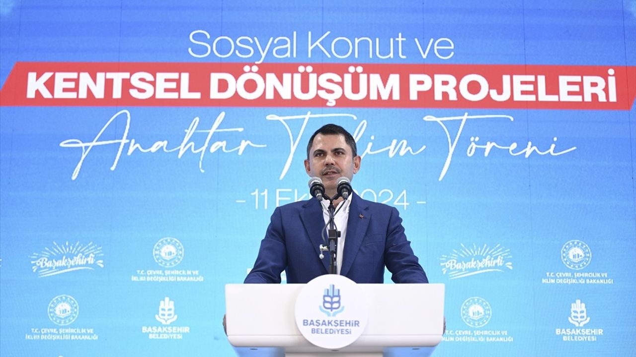 Bakan Kurum Başakşehir'de Kentsel Dönüşüm Projelerini Tanıttı