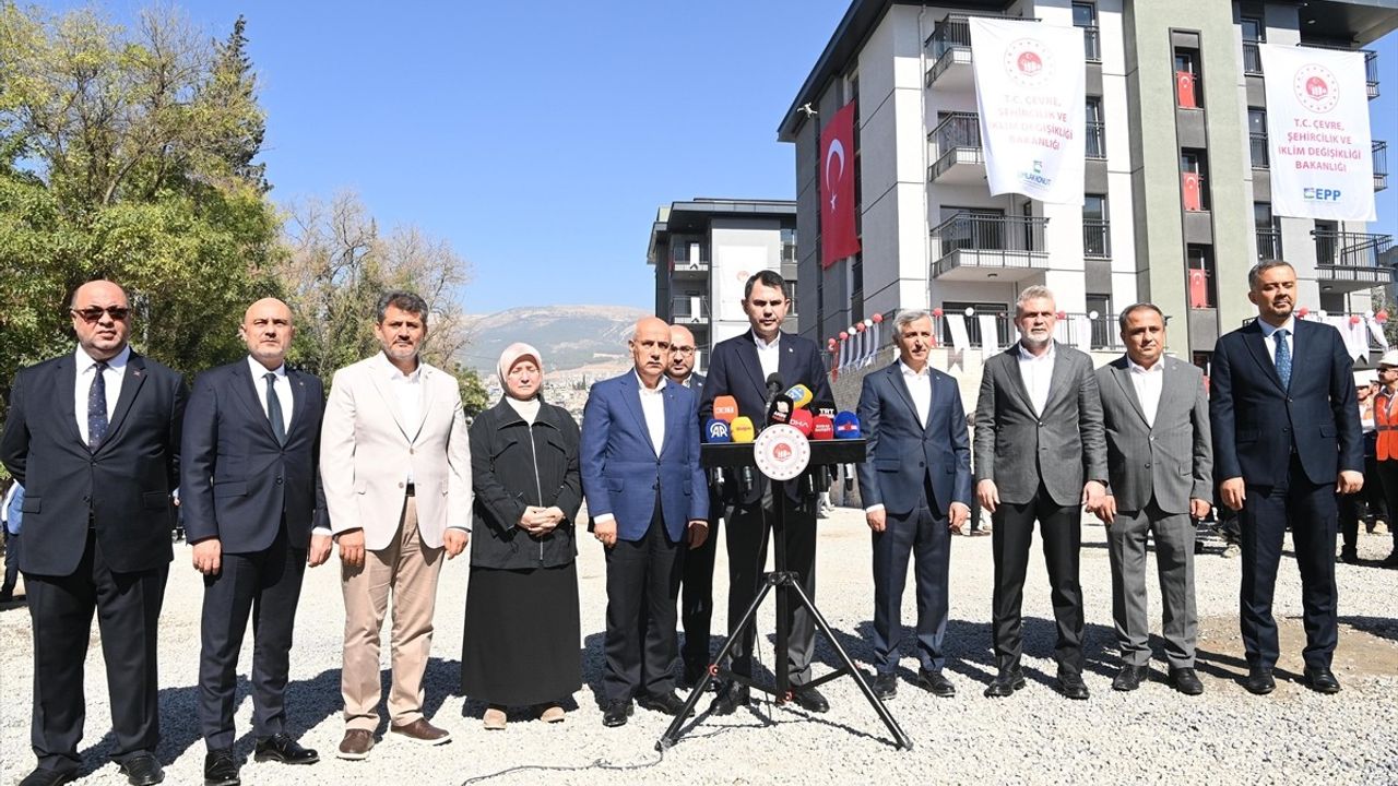 Bakan Kurum Deprem Bölgesinde Yeni Konut Projelerini Açıkladı