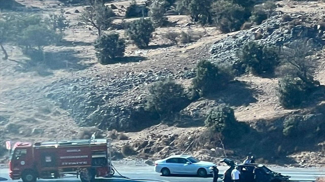 Bodrum'da Seyir Halindeki Cipte Yangın Çıktı