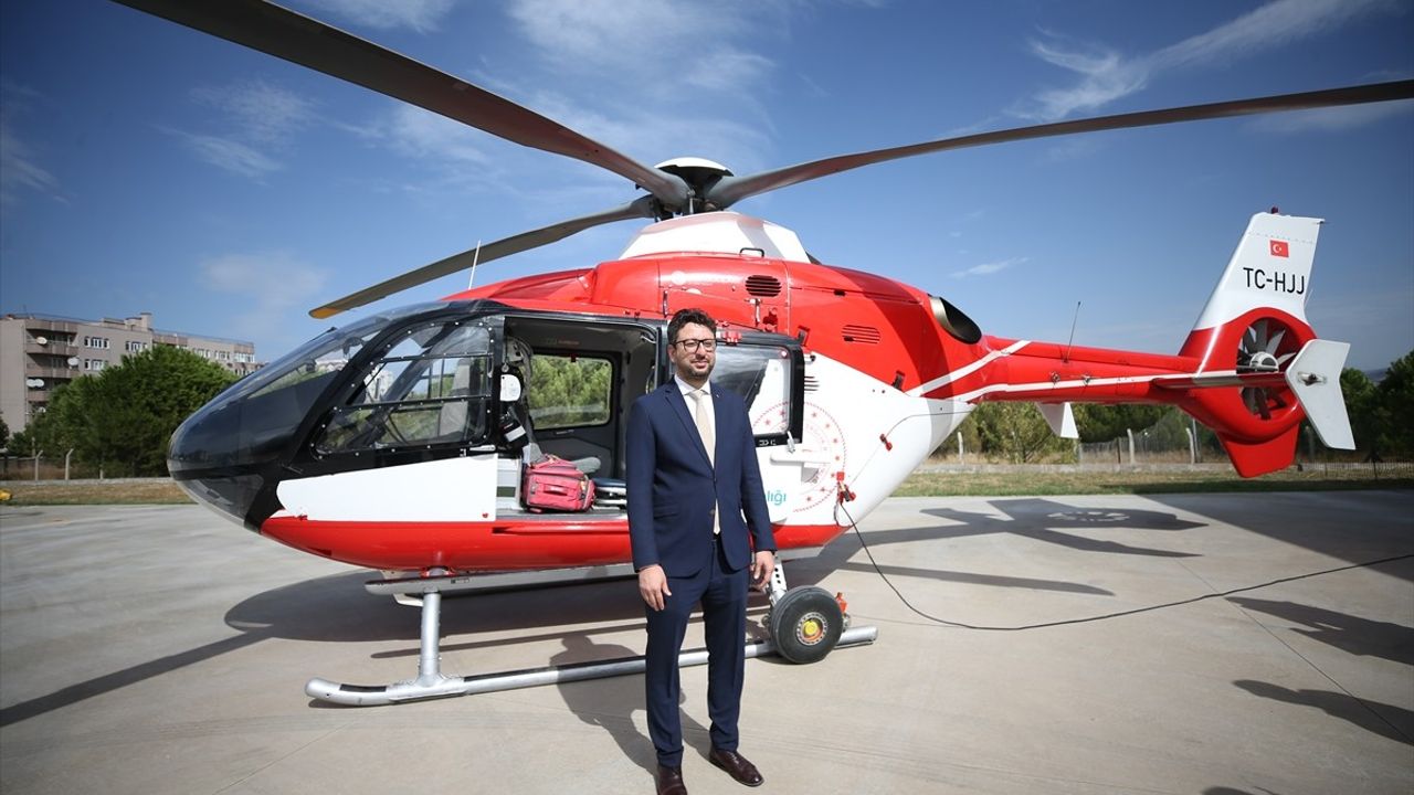 Çanakkale'de Helikopter Ambulans Hizmeti Başladı