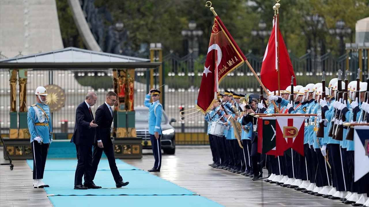 Cumhurbaşkanı Erdoğan, Finlandiya Cumhurbaşkanı Stubb'u Ağırladı