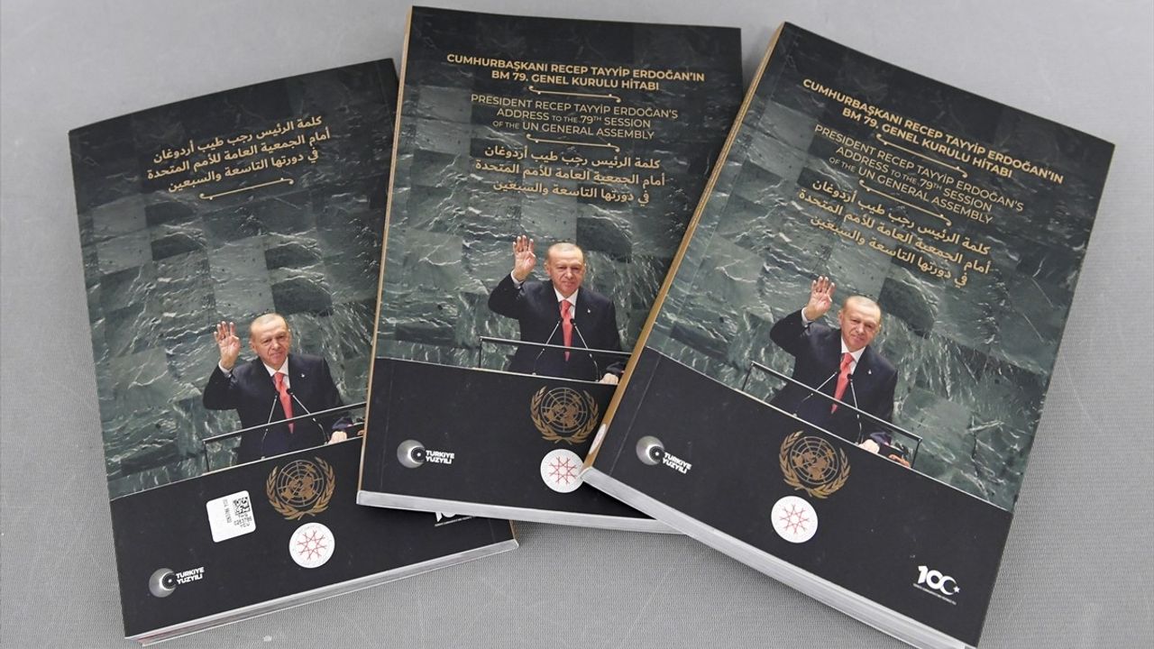 Cumhurbaşkanı Erdoğan'ın BM 79. Genel Kurulu Konuşması Kitap Olarak Yayınlandı