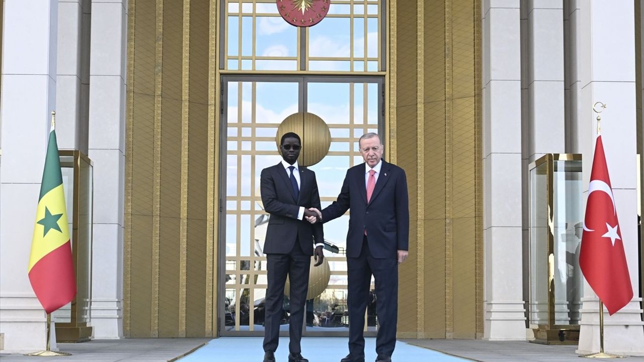 Cumhurbaşkanı Erdoğan, Senegal Cumhurbaşkanı Fay'ı Karşıladı