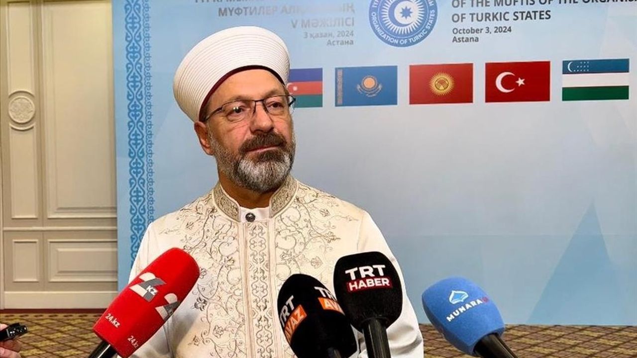 Diyanet Başkanı Erbaş'tan Filistin İçin Birlik Çağrısı