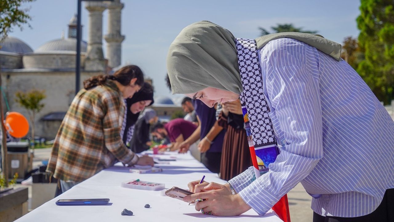 Edirne'de Filistinli Çocuklar İçin Sanatsal Destek Etkinliği