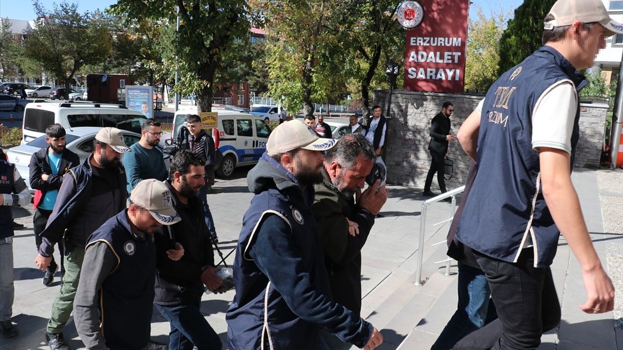 Erzurum'da 25 Şüpheli Yakalandı: 6-8 Ekim Olaylarına Müdahale