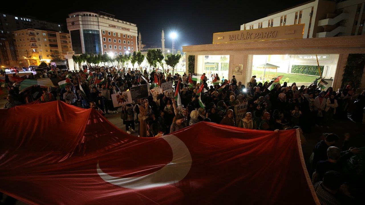 Güneydoğu'da İsrail'in Saldırılarına Protesto Yürüyüşleri