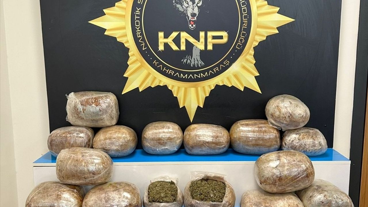 Kahramanmaraş'ta Uyuşturucu Operasyonu: 30 Kilo 350 Gram Ele Geçirildi