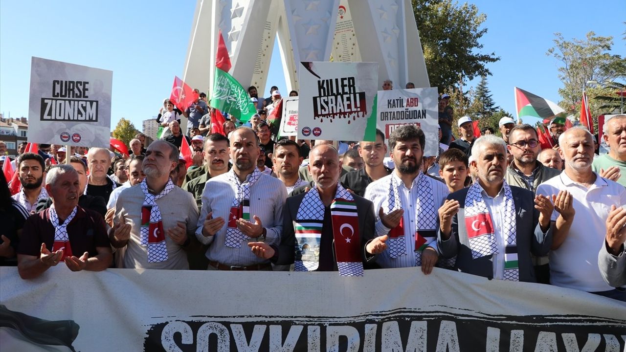 Kırıkkale ve Niğde'deki Protestolarda İsrail'in Saldırıları Kınandı