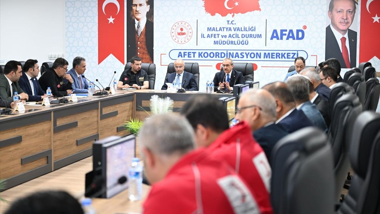 Malatya'da Afet İstişare ve Koordinasyon Toplantısı Yapıldı