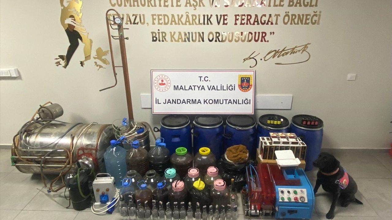 Malatya'da Kaçak İçki Operasyonu: Üç Şüpheli Yakalandı