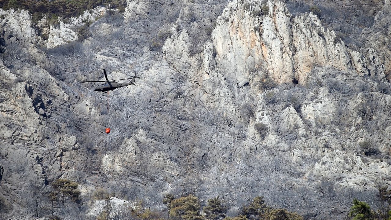 Menteşe Orman Yangını Kısmen Kontrol Altına Alındı