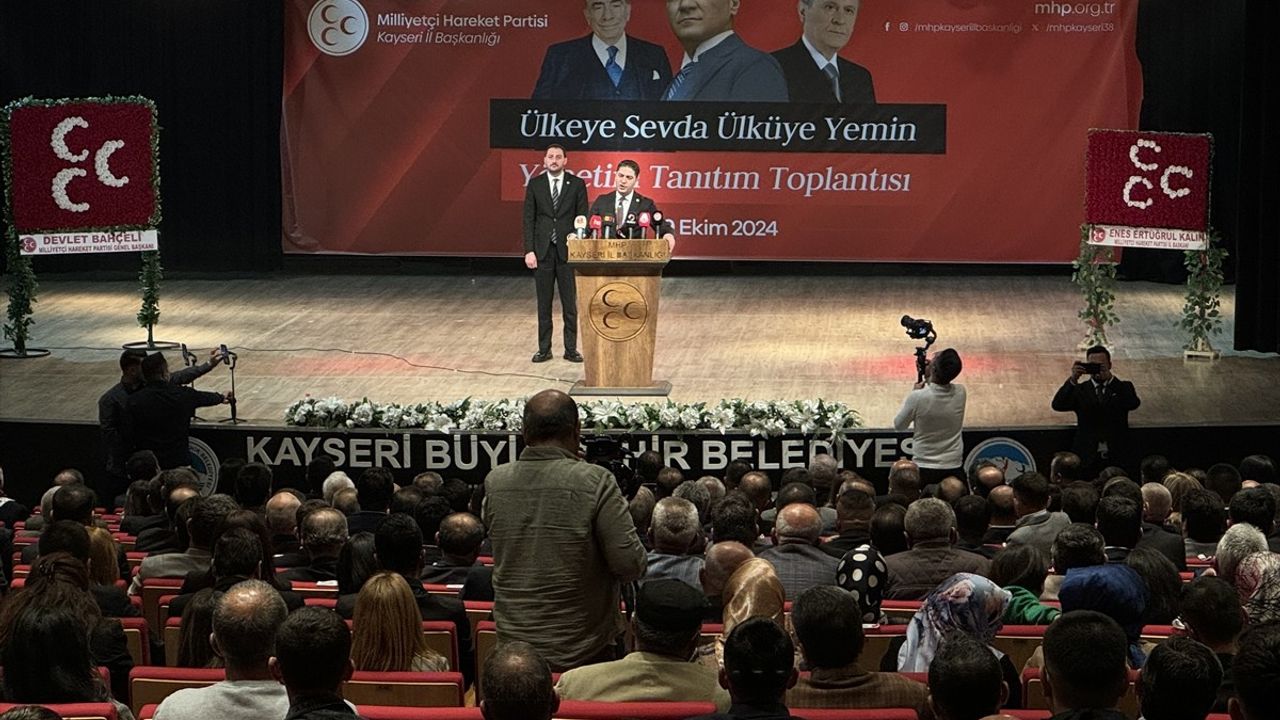 MHP Genel Başkan Yardımcısı İsmail Özdemir'in Kayseri'deki Açıklamaları