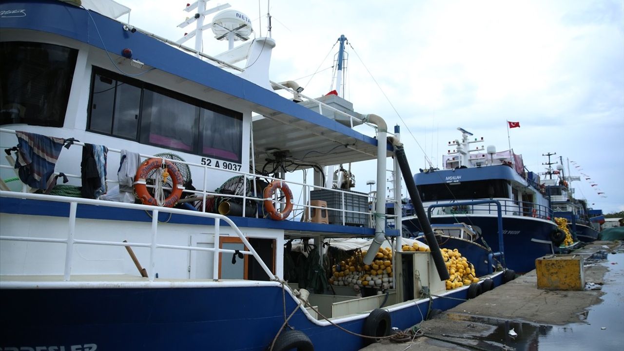 Ordu'da Olumsuz Hava Koşulları Balıkçılığı Etkiledi