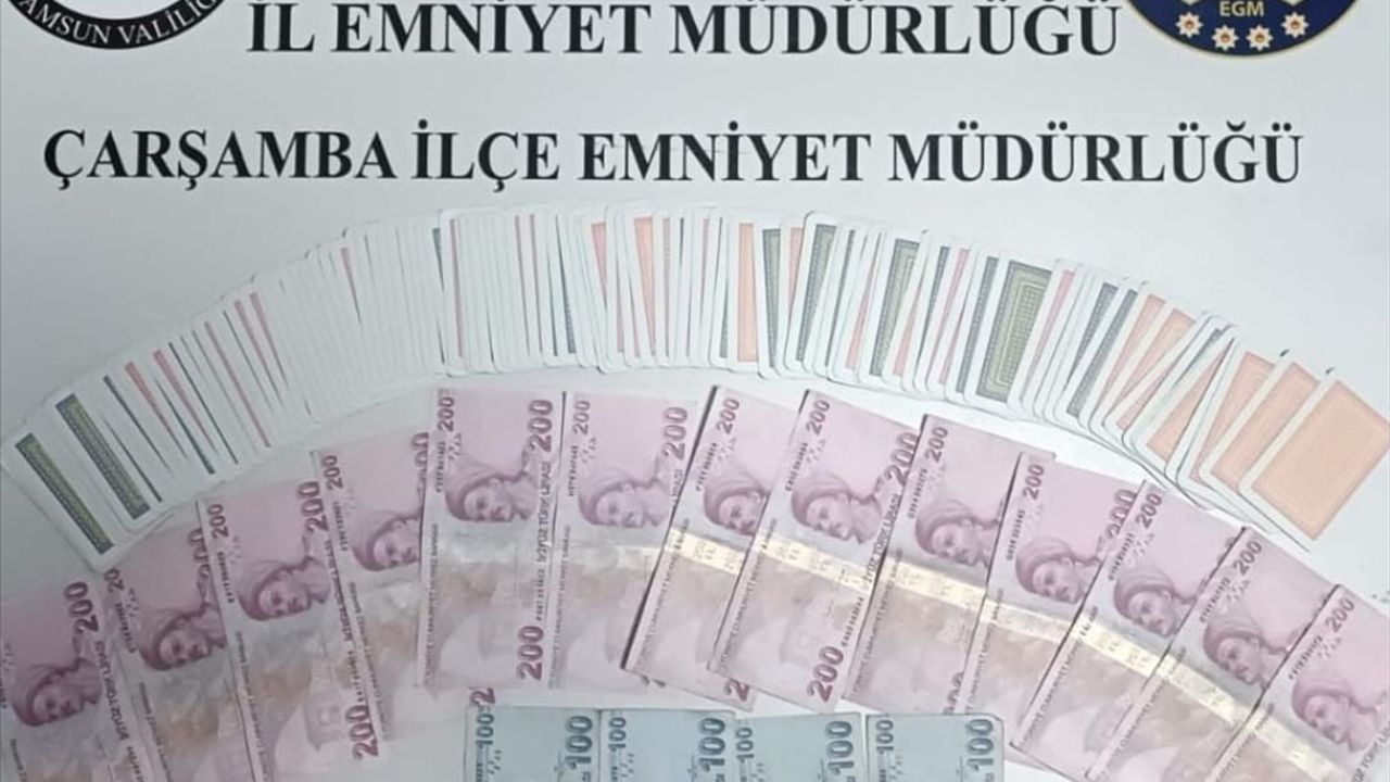 Samsun'da Kumar Baskını: 4 Kişiye Cezai İşlem Uygulandı