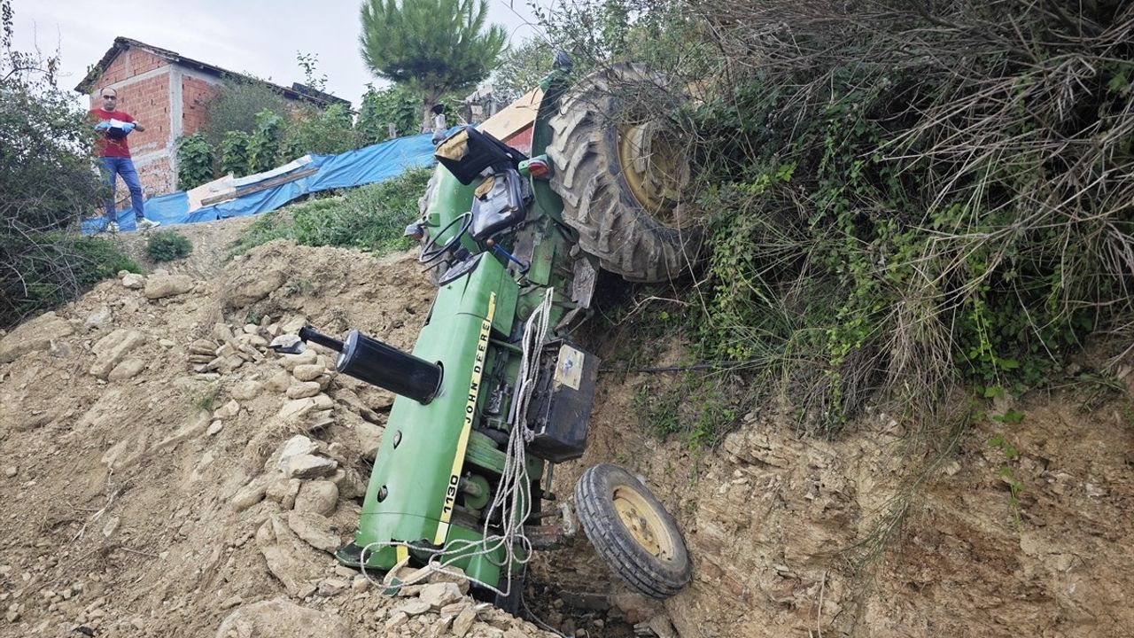 Samsun'da Traktör Kazası: Sürücü Ağır Yaralı