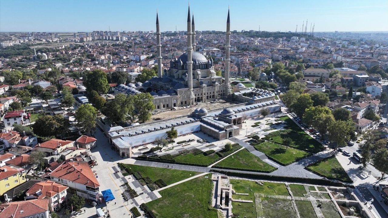 Selimiye Camisi Restorasyonunda Son Durum: Dış Cephe ve Minareler Tamamlandı