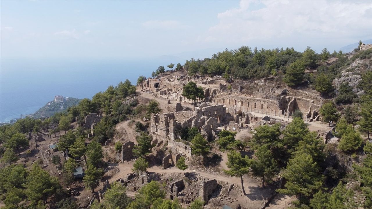 Syedra Antik Kenti Gece Müzeciliğine Hazırlanıyor