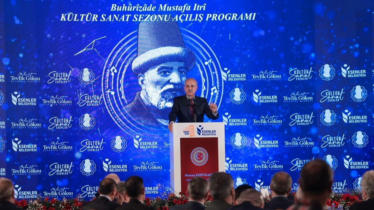 TBMM Başkanı Kurtulmuş: Kültür ve Sanat Yoluyla Yeni Medeniyet Değerleri Oluşturmalıyız