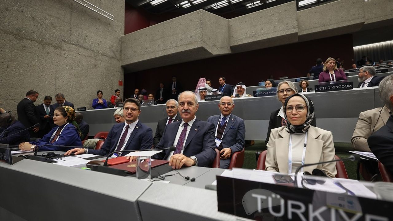 TBMM Başkanı Kurtulmuş'tan PAB 149. Genel Kurulda Filistin Açıklamaları