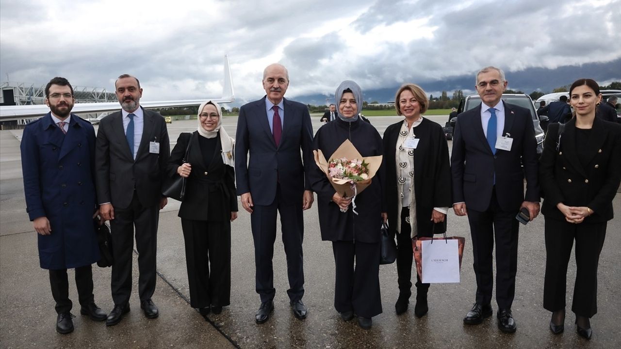 TBMM Başkanı Numan Kurtulmuş İsviçre'de Önemli Bir Toplantıya Katılıyor