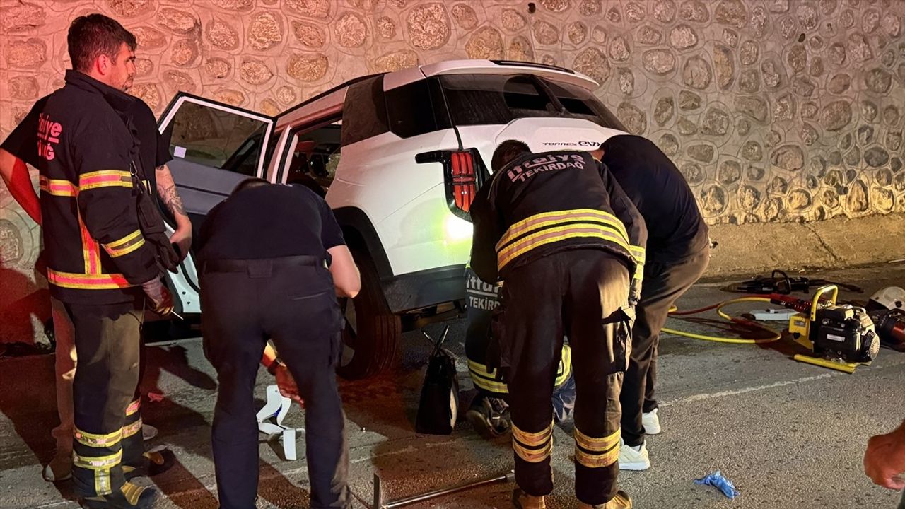 Tekirdağ'da Trafik Kazasında İki Kişi Hayatını Kaybetti