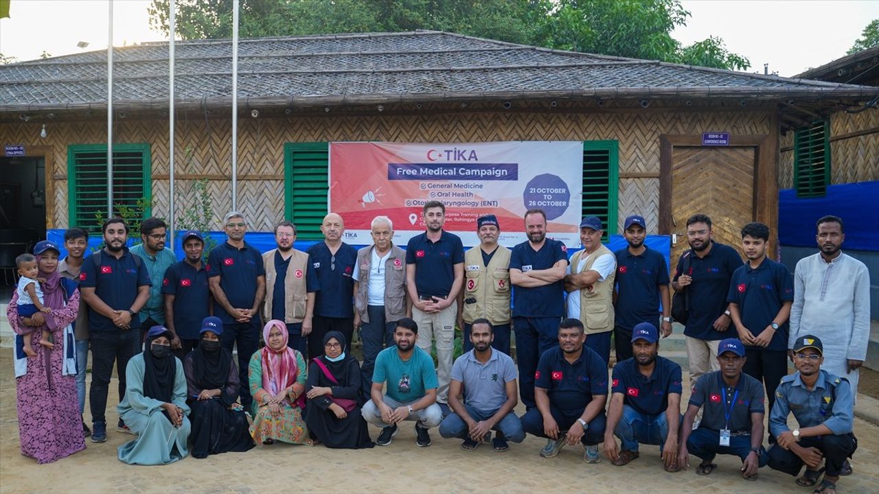 TİKA'nın Bangladeş'teki Arakanlı Müslümanlara Yönelik Sağlık Yardımı