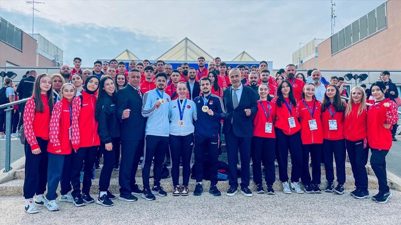 Türkiye Karate Takımı İtalya'dan 5 Madalya ile Döndü