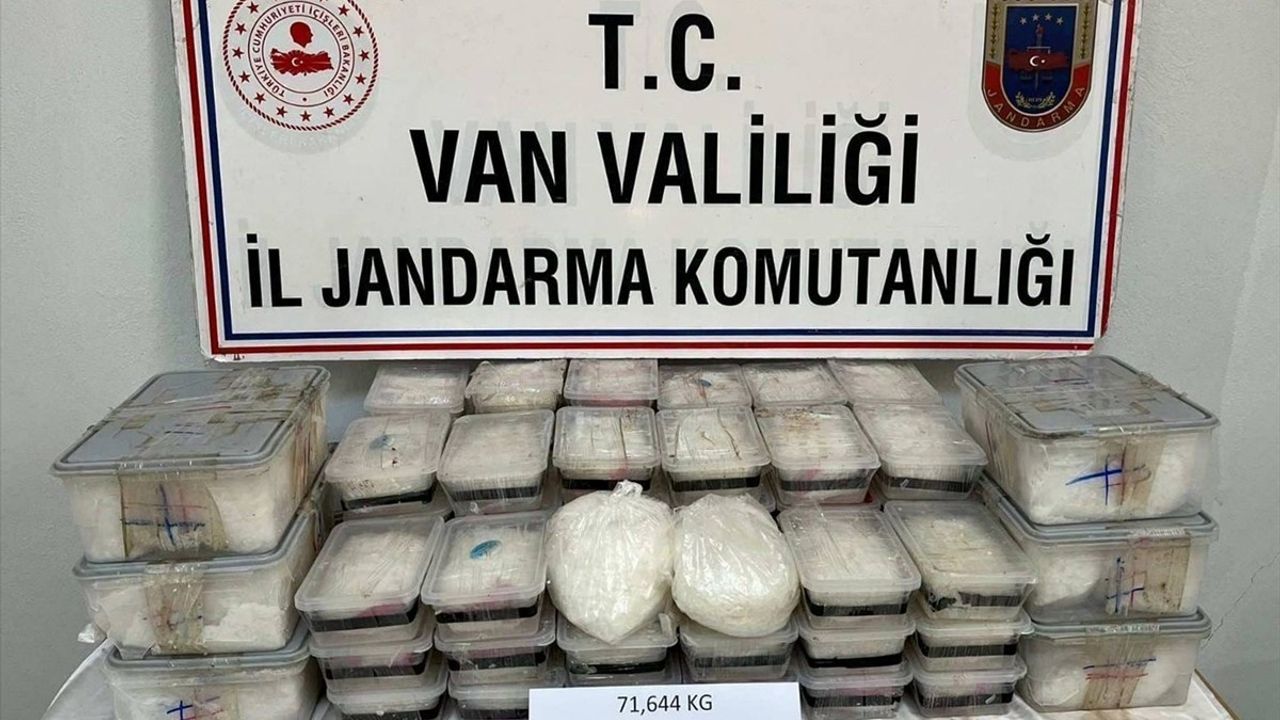 Van'da Uyuşturucu Operasyonu: 71 Kilo Ele Geçirildi