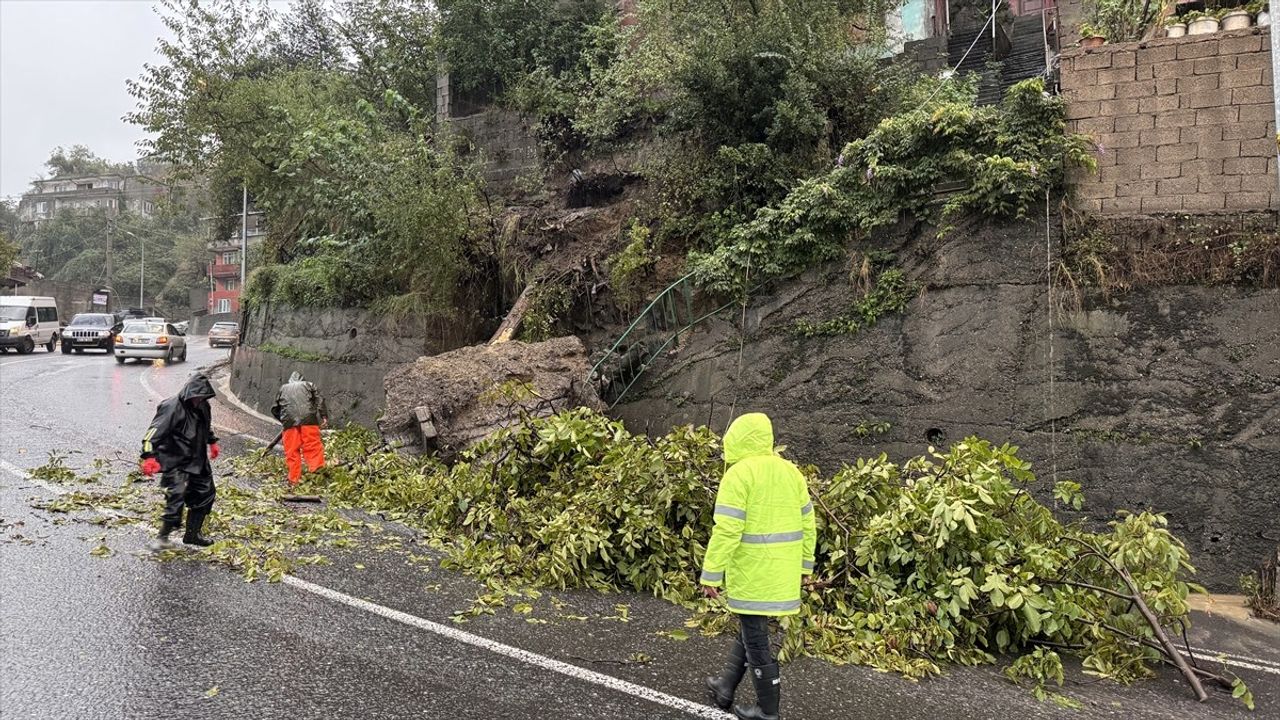 Zonguldak'ta Şiddetli Yağışlar ve Heyelan Riskine Karşı Önlemler Alınıyor