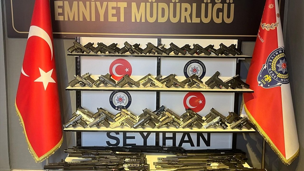 Adana'da Ruhsatsız Silah Operasyonu: 73 Silah Ele Geçirildi