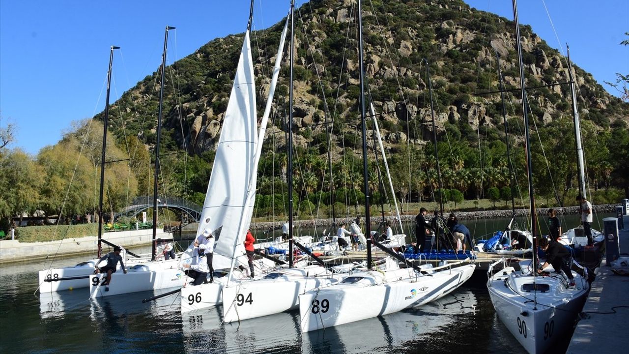 Bodrum'da Kuşak ve Yol Yelken Yarışları Başlıyor