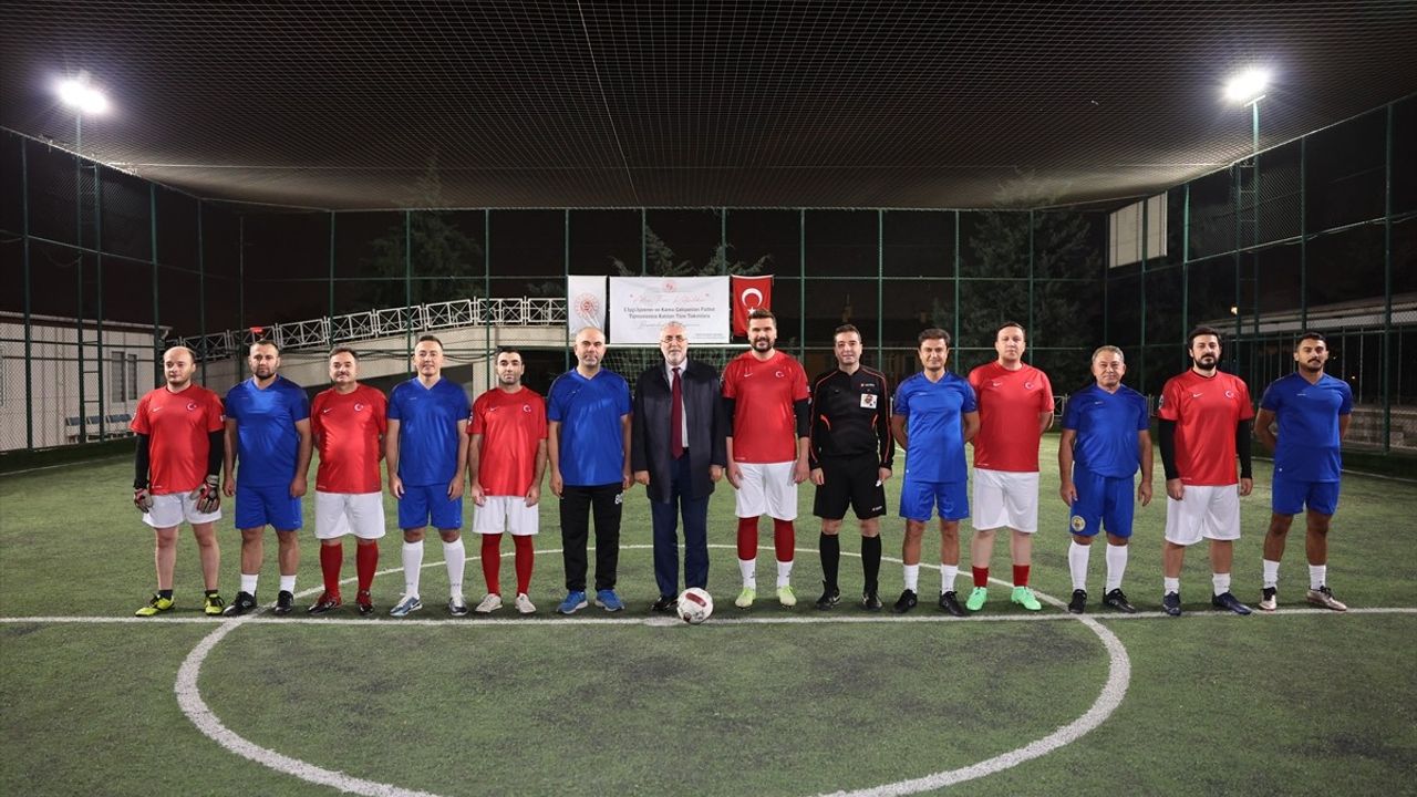 Çalışma ve Sosyal Güvenlik Bakanlığı Futbol Turnuvası Düzenledi