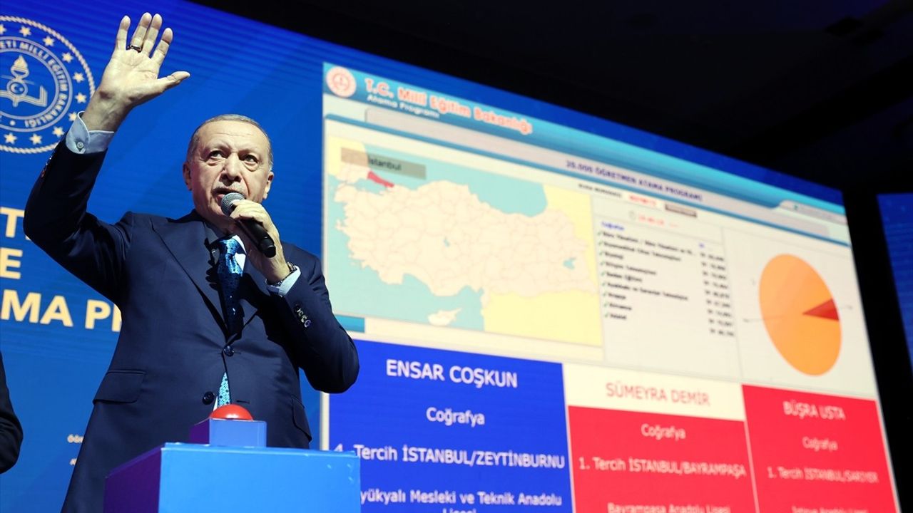 Cumhurbaşkanı Erdoğan'dan Eğitim Açıklaması