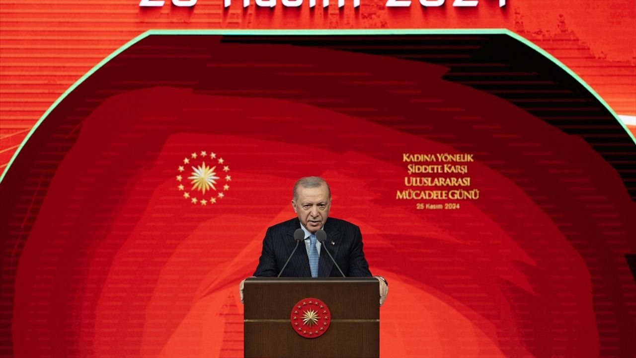 Cumhurbaşkanı Erdoğan Kadına Yönelik Şiddete Dikkat Çekti