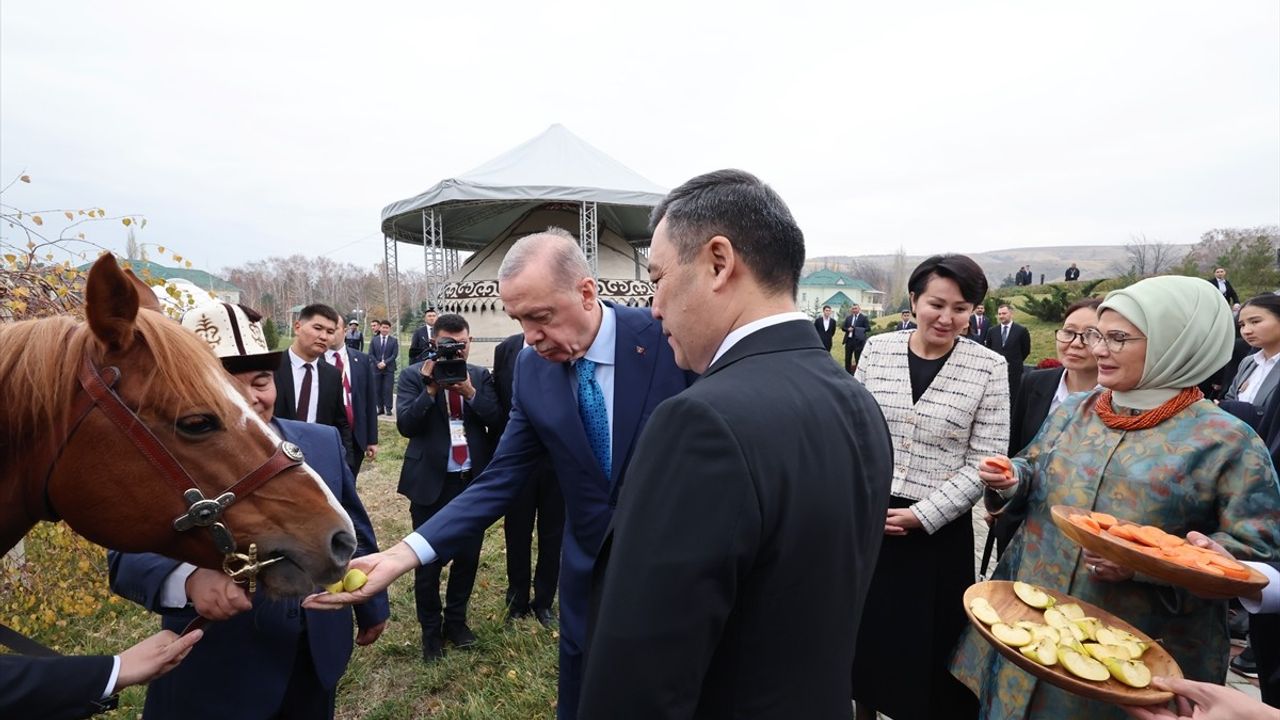 Cumhurbaşkanı Erdoğan, Kırgızistan Liderine Togg Hediye Etti