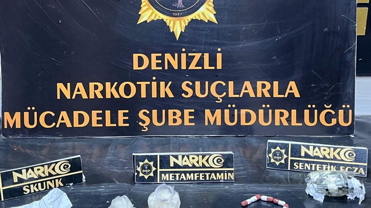 Denizli'de Uyuşturucu Operasyonu: 3 Tutuklama