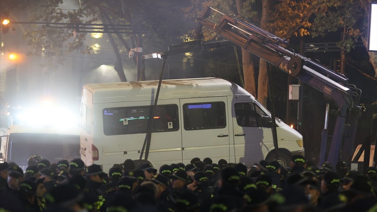 Gürcistan'da Seçim Sonuçlarına Tepki Gösterileri Devam Ediyor