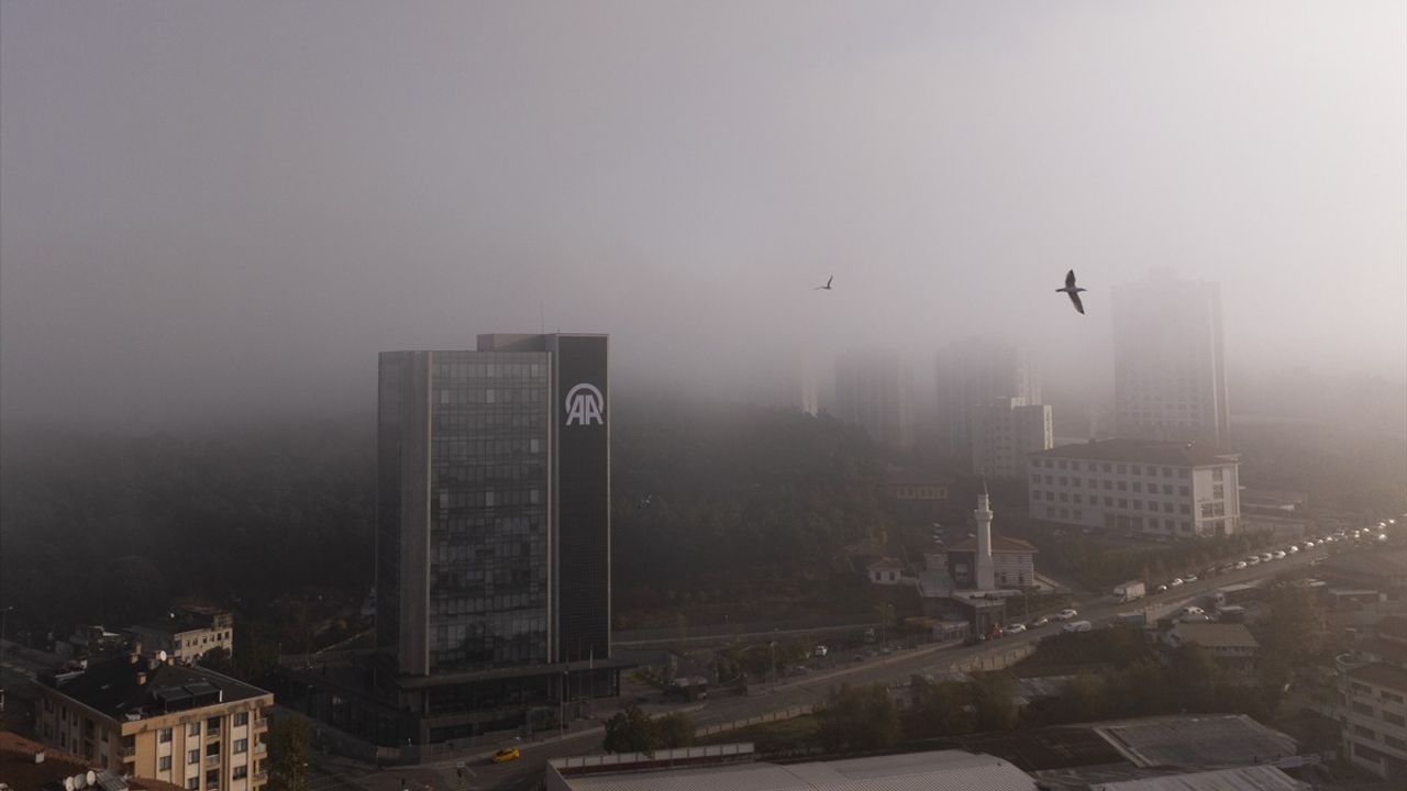 İstanbul'da Yoğun Sis Etkili Oldu