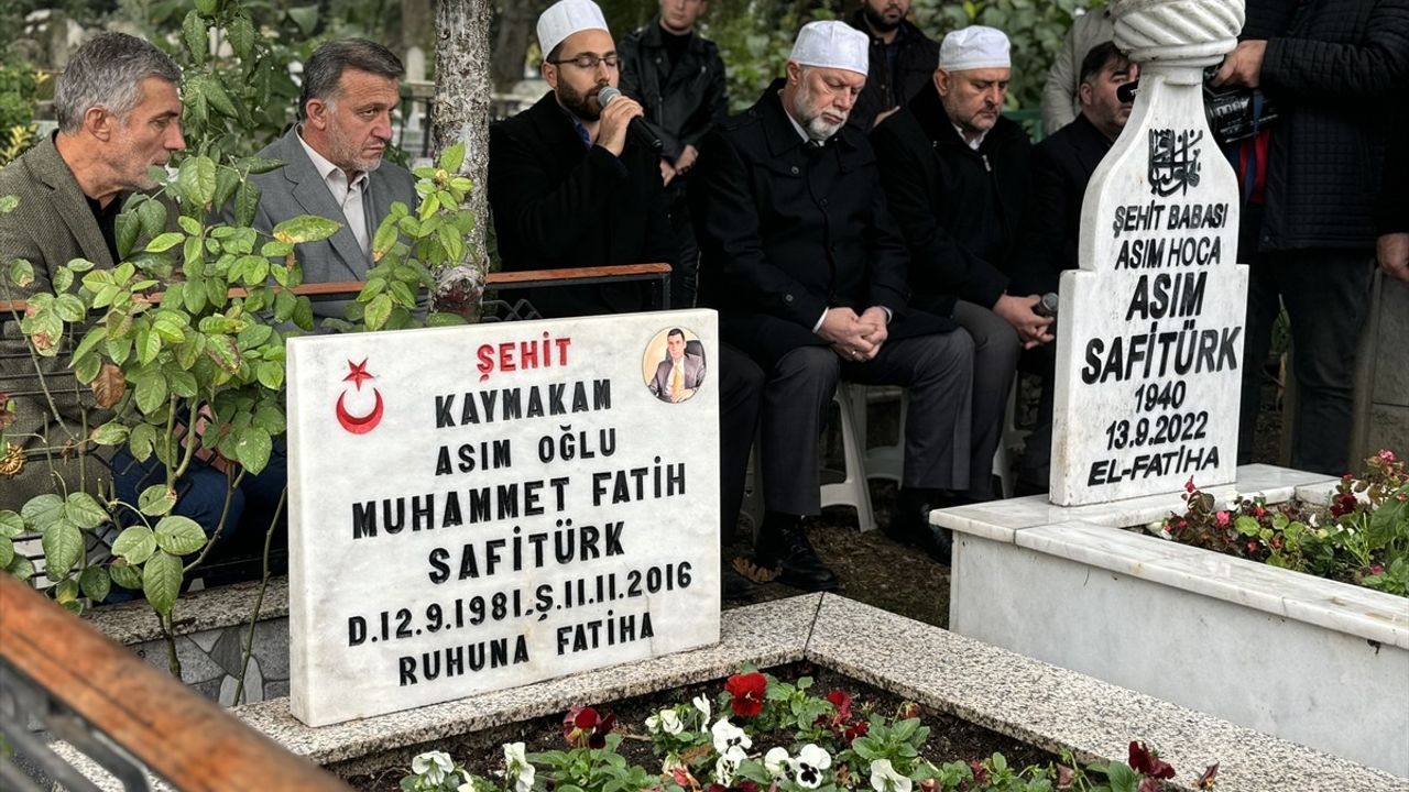 Kaymakam Safitürk Şehitliğinin 8. Yılında Anıldı