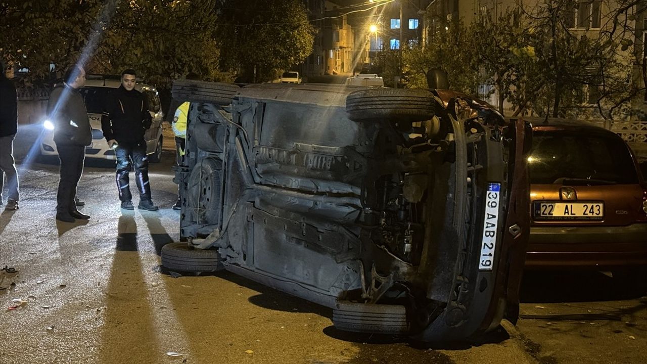 Kırklareli'nde Kazaya Neden Olan Sürücü Kaçtı