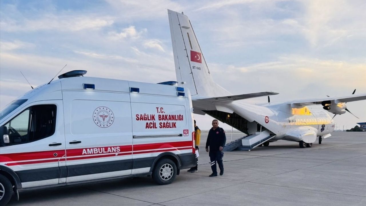 Mardin'den Ambulans Uçakla Ankara'ya Sevk Edilen 6 Aylık Bebek