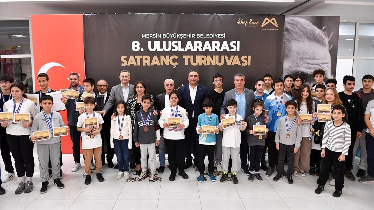 Mersin'de 8. Uluslararası Satranç Turnuvası Tamamlandı