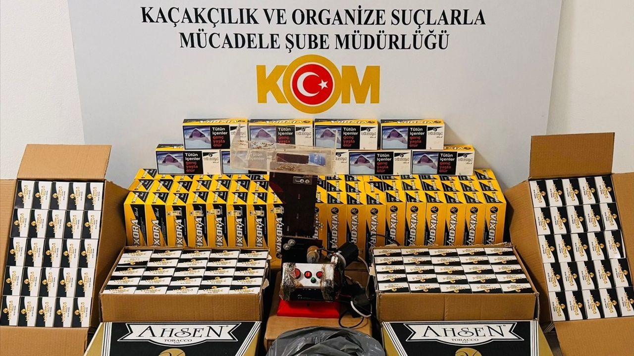 Samsun'da Kaçakçılık Operasyonu: 75 Bin Makaron Ele Geçirildi