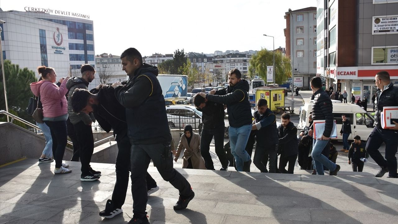 Tekirdağ'da Dolandırıcılık Çetesi Çökertildi