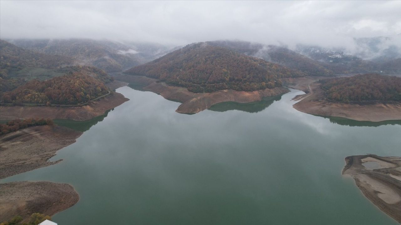 Yalova'da Gökçe Barajı'nda Su Seviyesi Kritik Düzeye Düştü