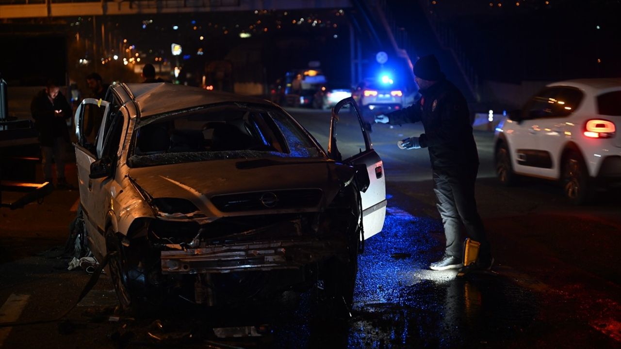 Ankara'da Kaza: 1 Ölü, 2 Yaralı